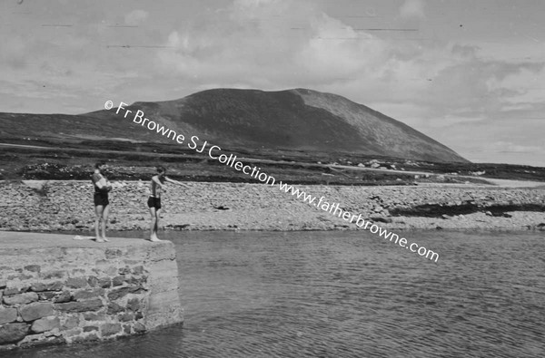 SEA AND CLIFFS WITH CHILDREN